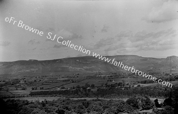 PANORAMA TOWARDS BEN BENBULBEN SHOWING SLIEVE LEAGUE